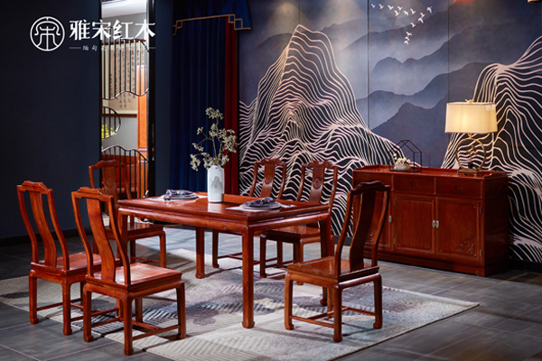 雅宋紅木《明月方餐臺》